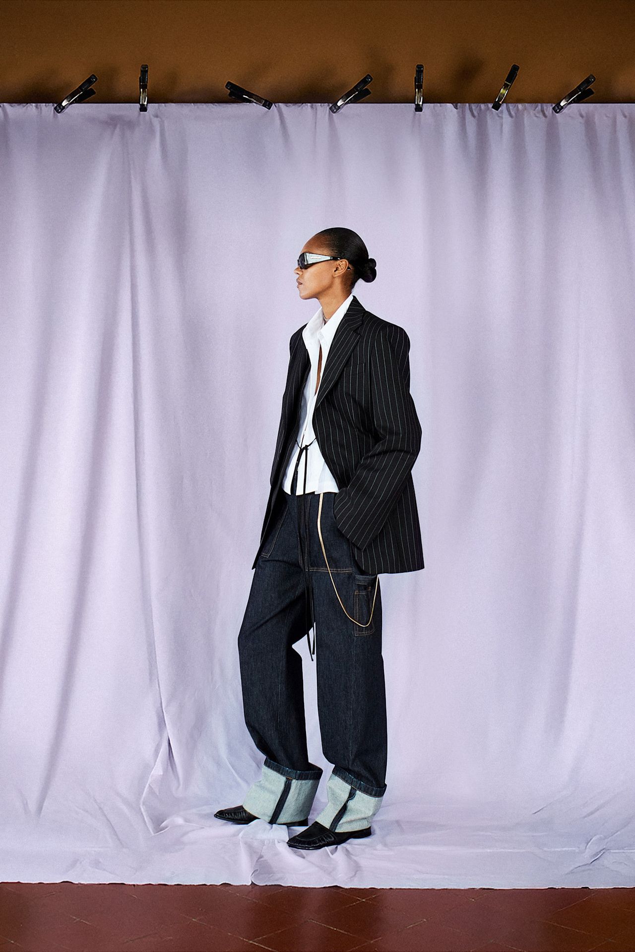 cuffed jeans at Sportmax Resort 2026