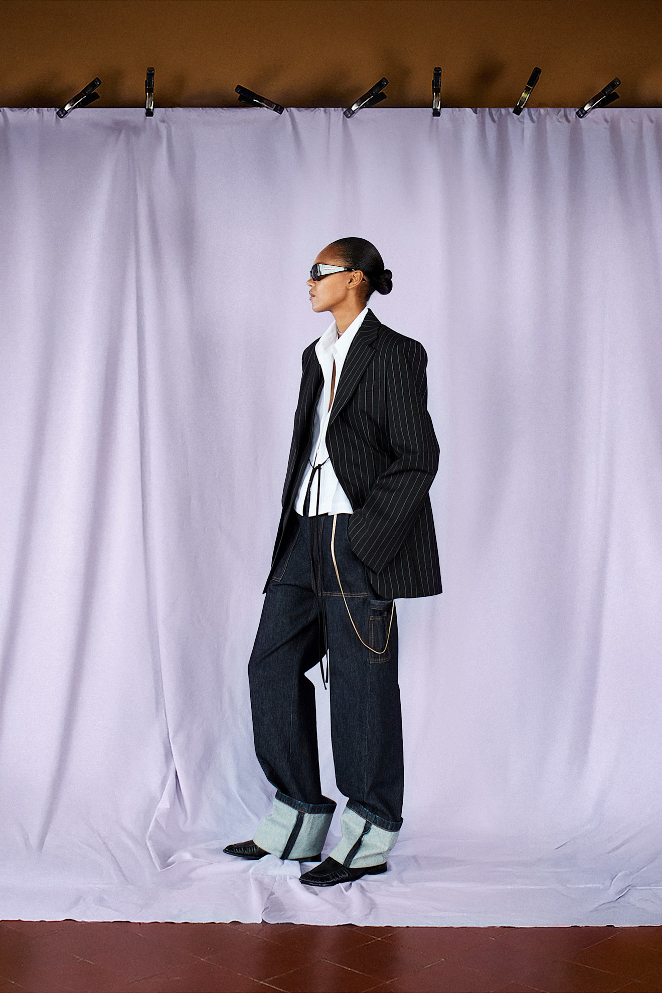 cuffed jeans at Sportmax Resort 2026