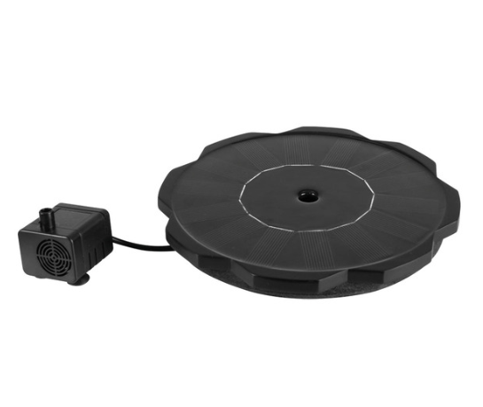 Black solar fountain
