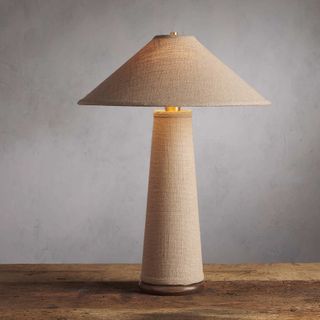 A textured ktichen table lamp