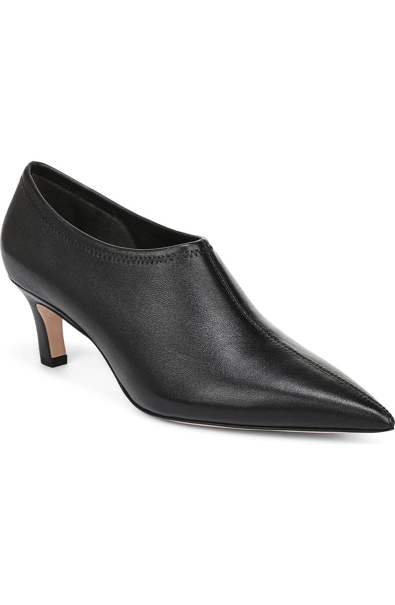 Stoj Pointed Toe Kitten Heel Ankle Bootie