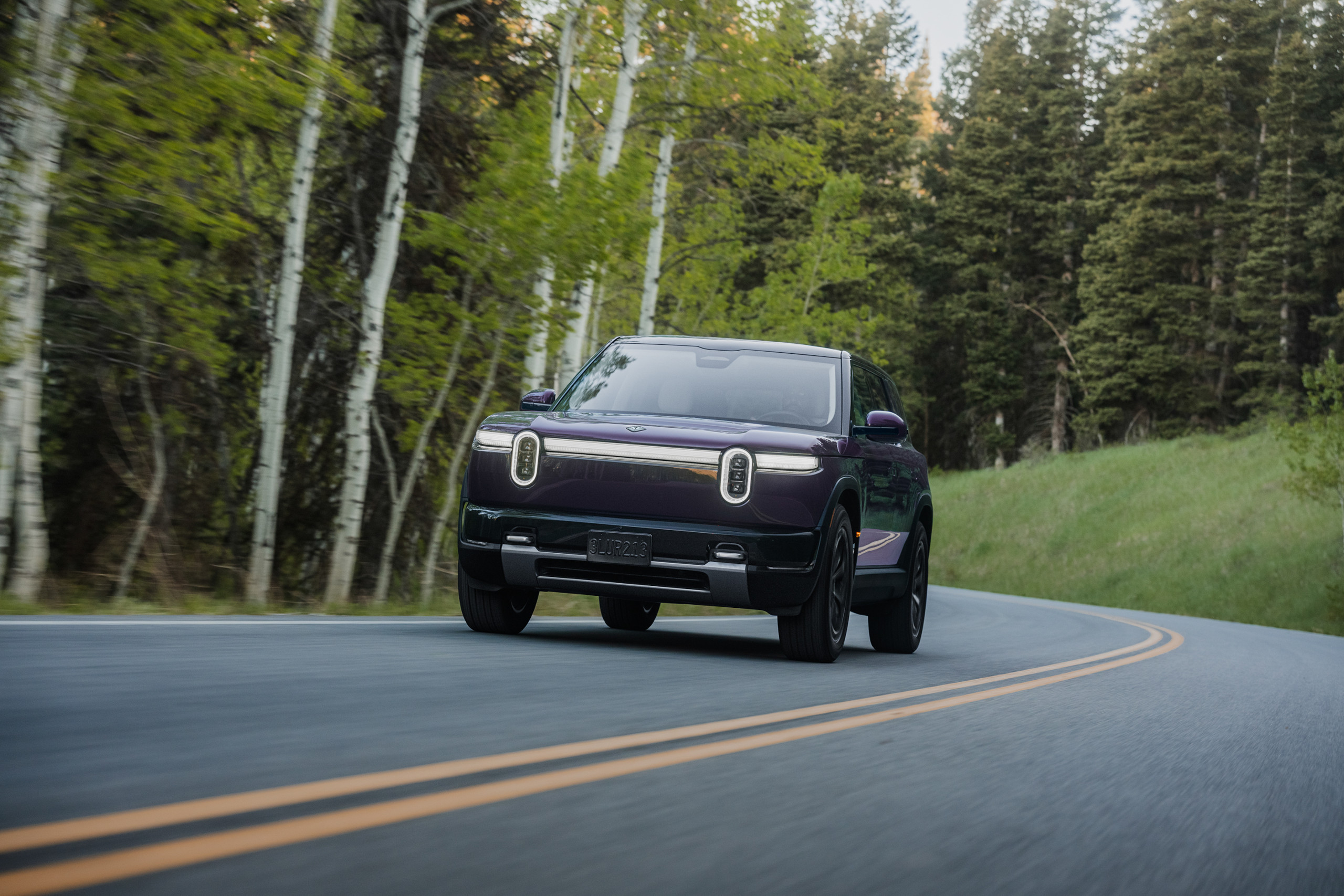 On the road in the Rivian R2