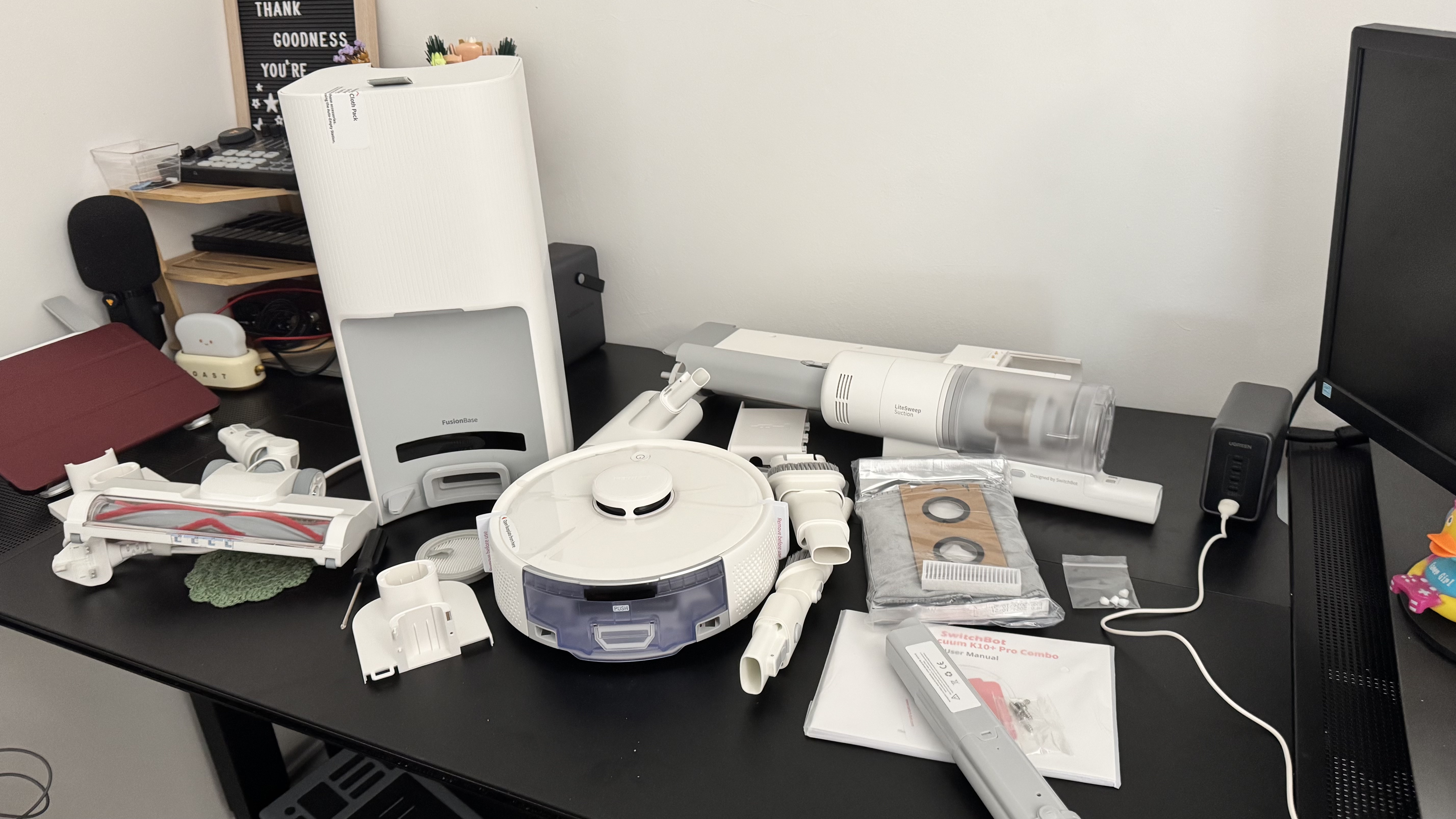 The SwitchBot K10+ Pro Combo robot vacuum
