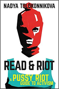 Amazon says: Read &amp; Riot is structured around Nadya's ten rules for revolution (Be a pirate! Make your government shit its pants! Take back the joy!) and illustrated throughout with stunning examples from her extraordinary life and the philosophies of other revolutionary rebels throughout history. Rooted in action and going beyond the typical "call your senator" guidelines, Read &amp; Riot gives us a refreshing model for civil disobedience, and encourages our right to question every status quo and make political action exciting--even joyful.