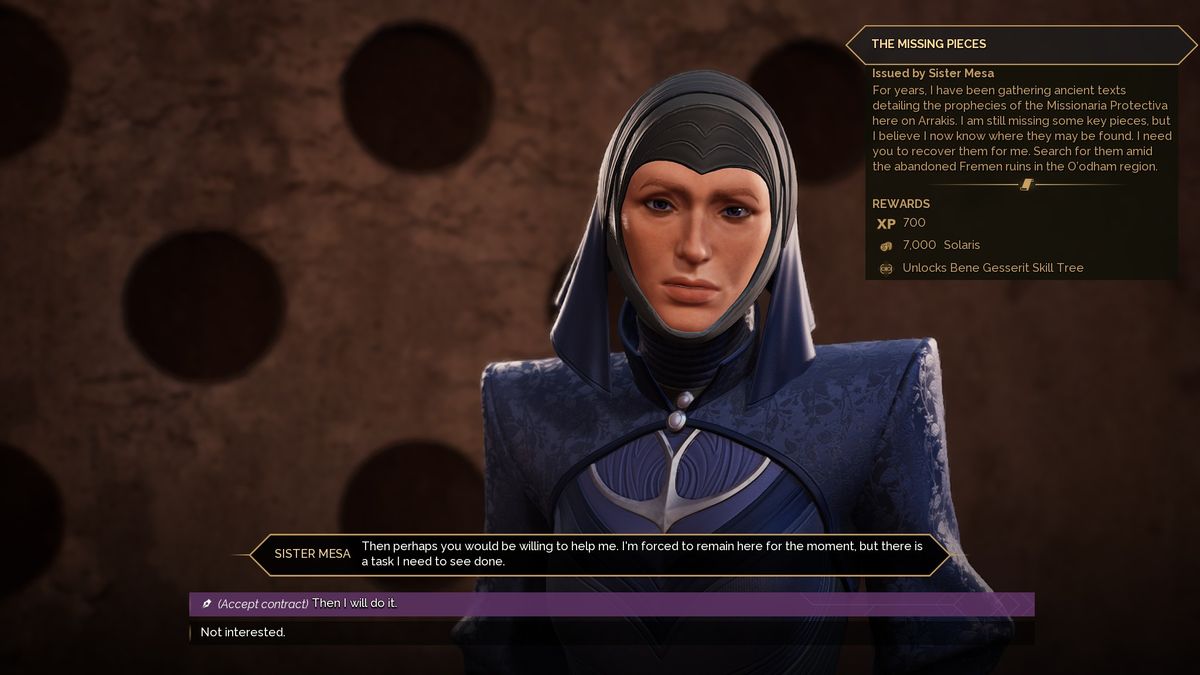 Dune: Awakening Bene Gesserit trainer