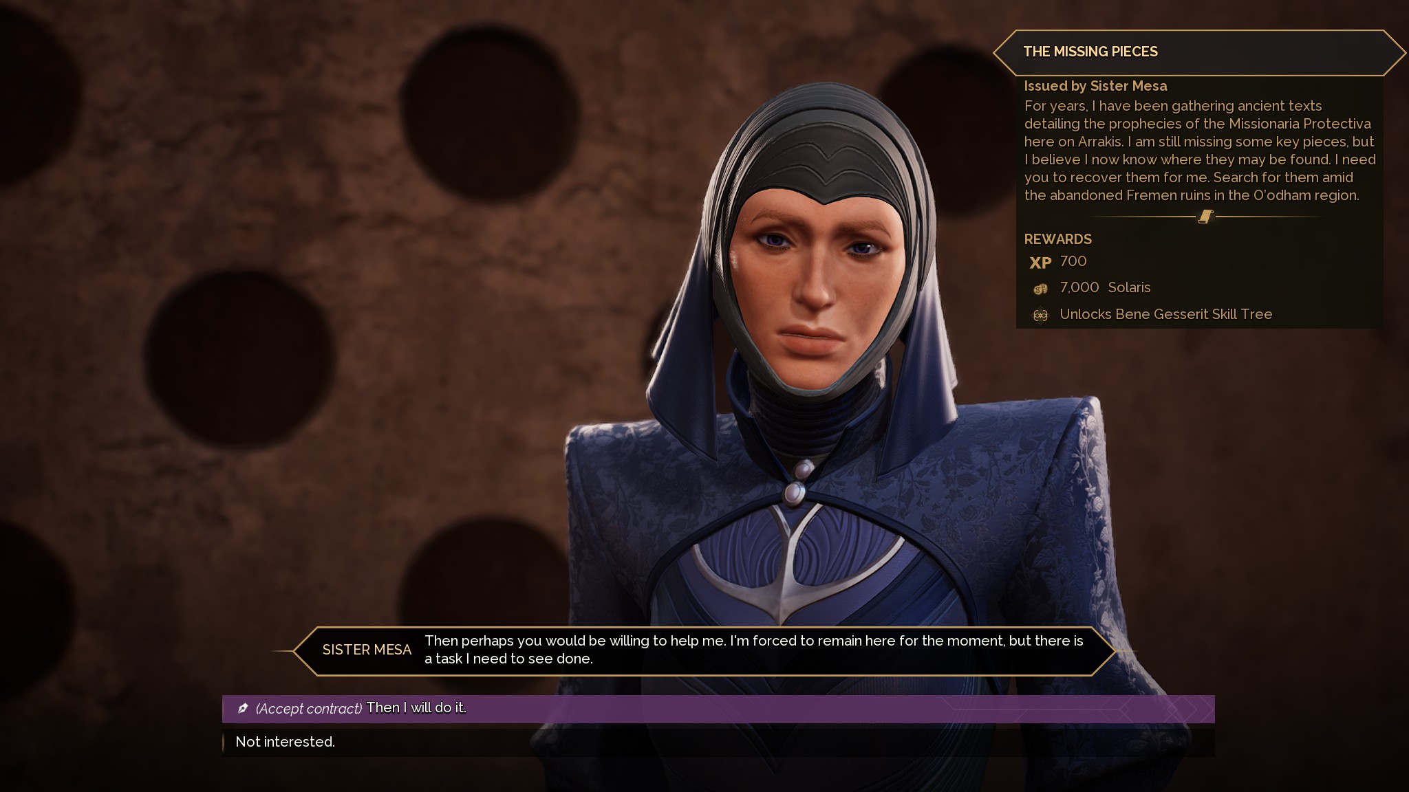 Dune: Awakening Bene Gesserit trainer