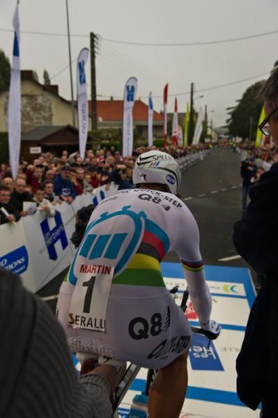 Tony Martin (Omega Pharma Quick Step) rolls out