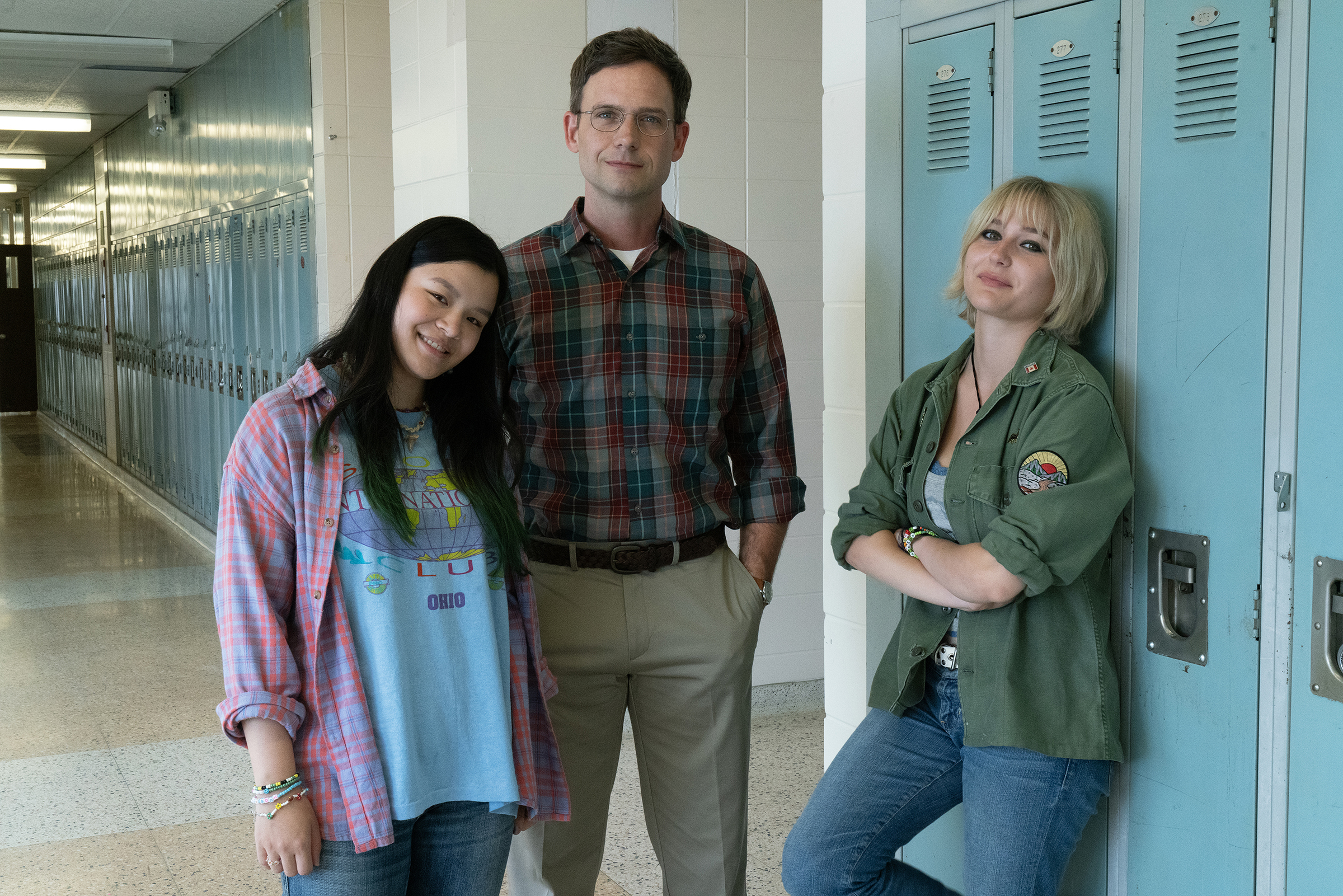 Wayward cast Sydney Topliffe, Patrick J. Adams, Alyvia Alyn Lind