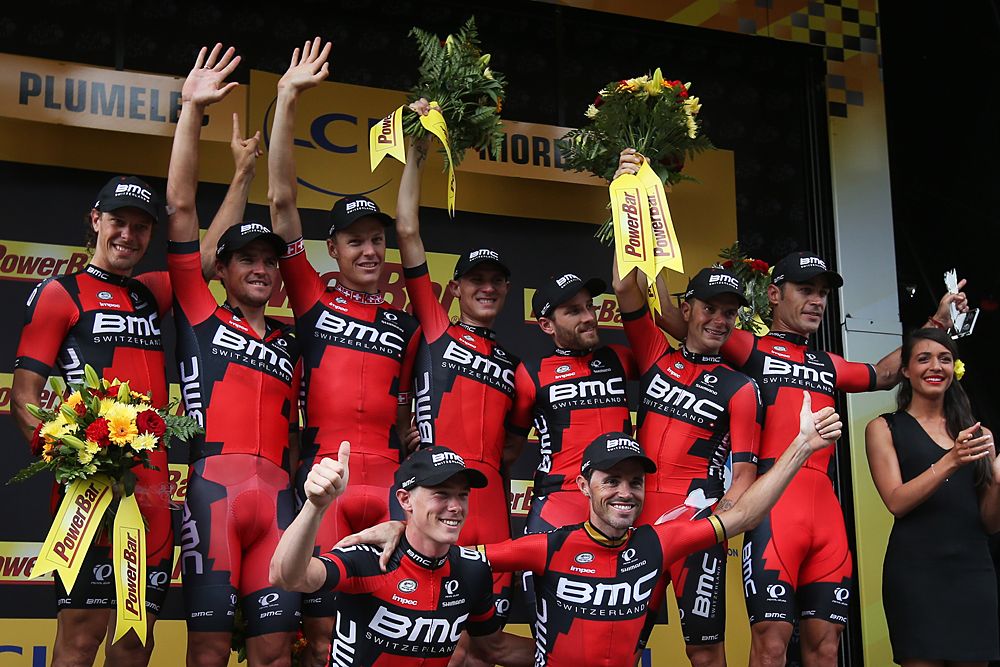 BMC Racing won the Tour de France TTT