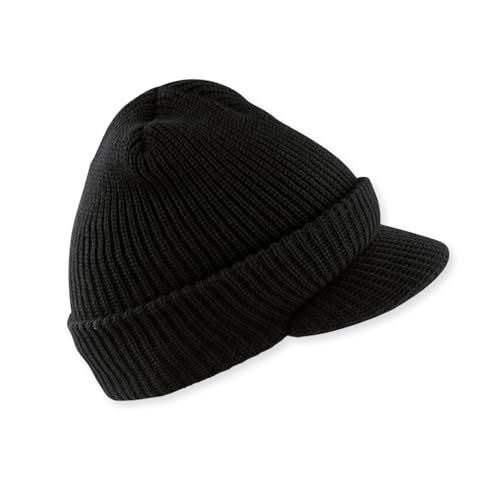 Genuine G.i. Winter Beanie Cap With Visor