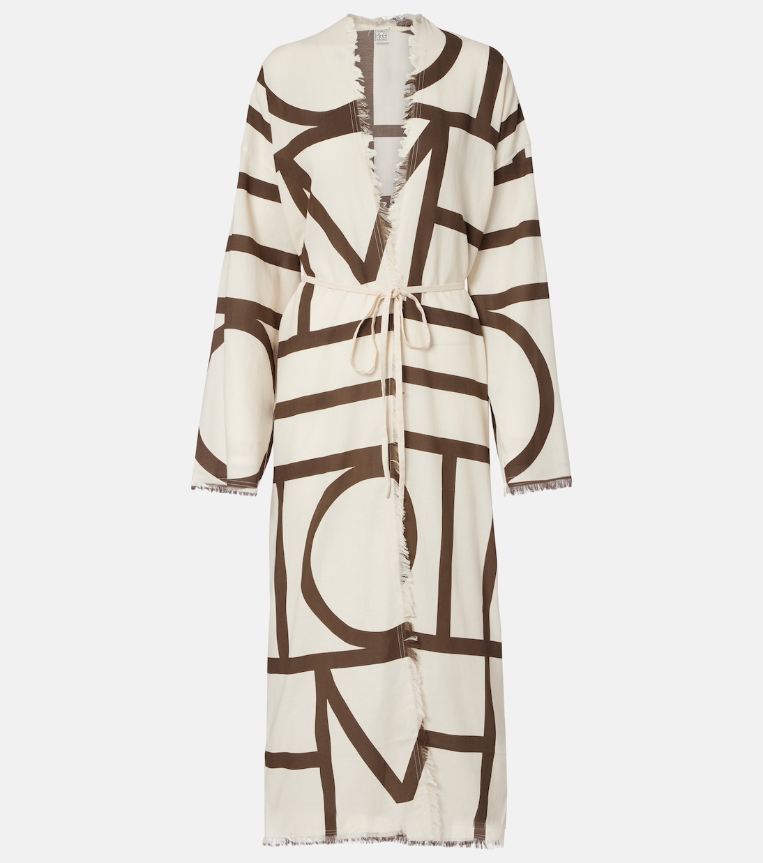 Monogram Cotton Beach Cover-Up