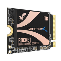 Sabrent Rocket 2230 | 1TB | NVMe | PCIe 4.0 | 4,750MB/s read | 4,300MB/s write | $239.99