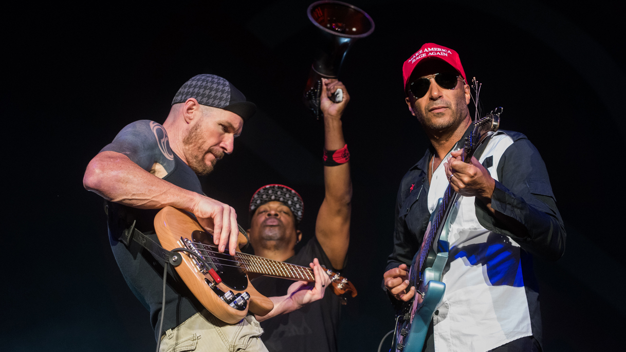 A picture of Prophets Of Rage in concert