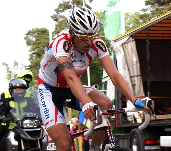 Lucas Persson came in fourth after being in a throughout the day