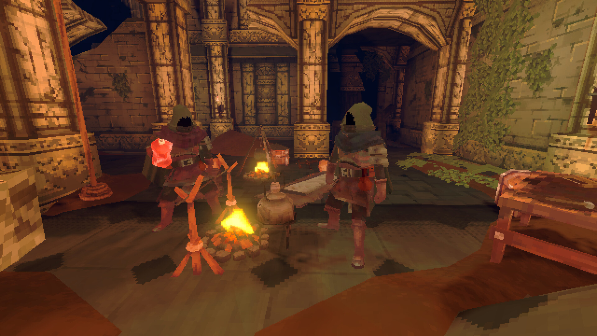 A screenshot of the upcoming Xbox game, Deep Dish Dungeon