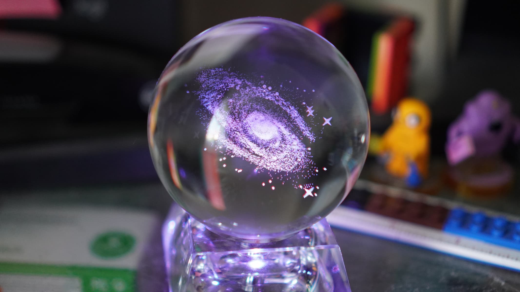 Galaxy crystal ball