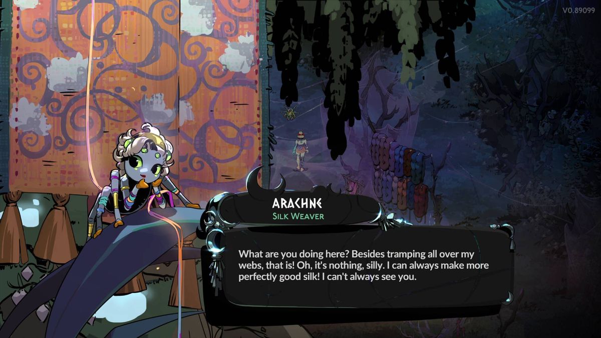 Hades 2 characters spider arachne