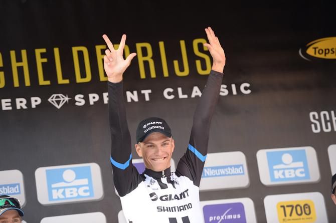 Marcel Kittel (Giant-Shimano) made it three in a row in Scheldeprijs