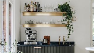 how to organize a kitchen with essentials on display only