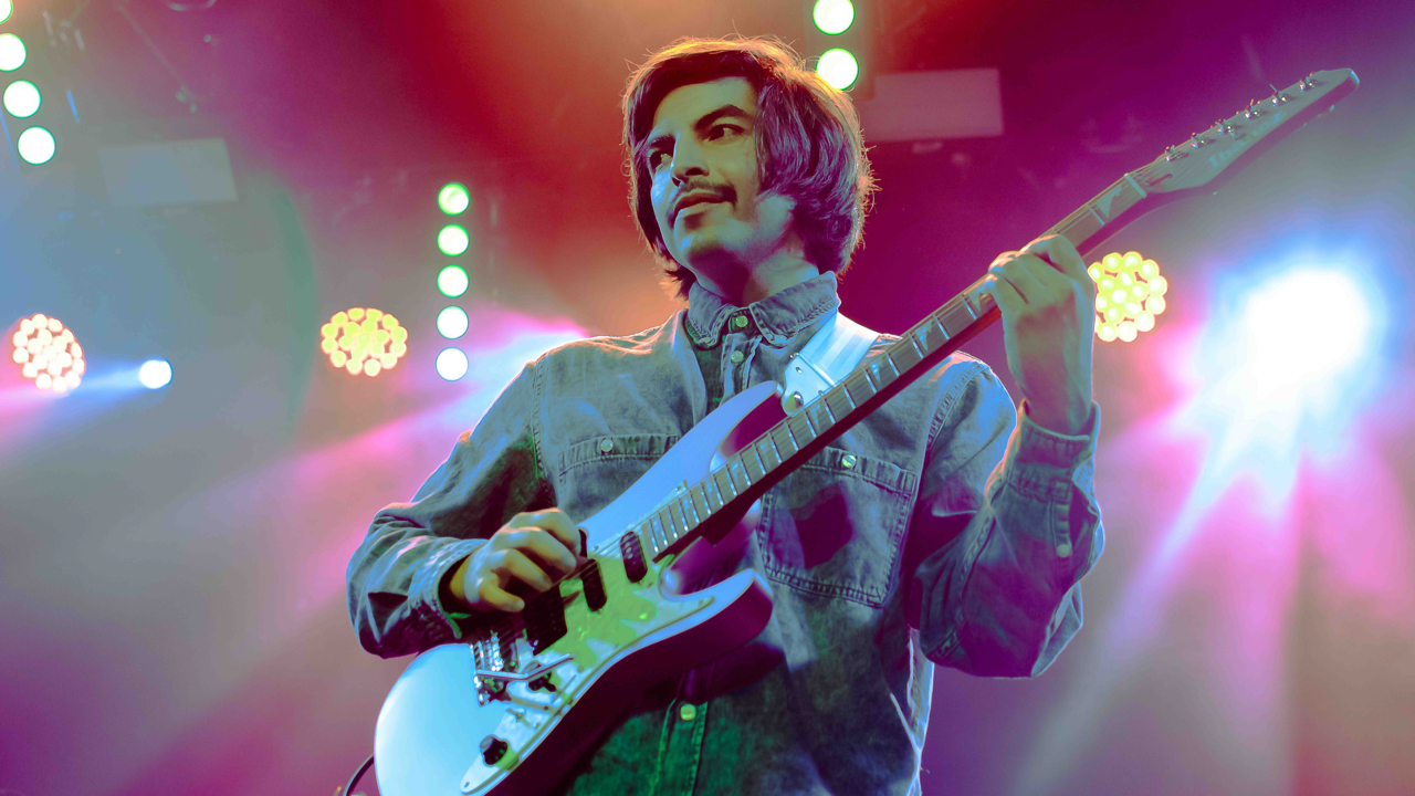Mario Camarena with the Ibanez MAR10