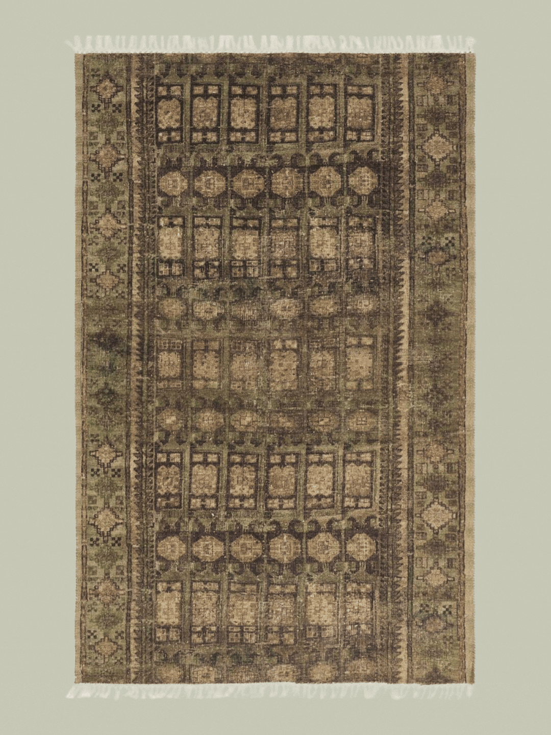 West Elm, Camelia Reversible Rug in Dark Olive