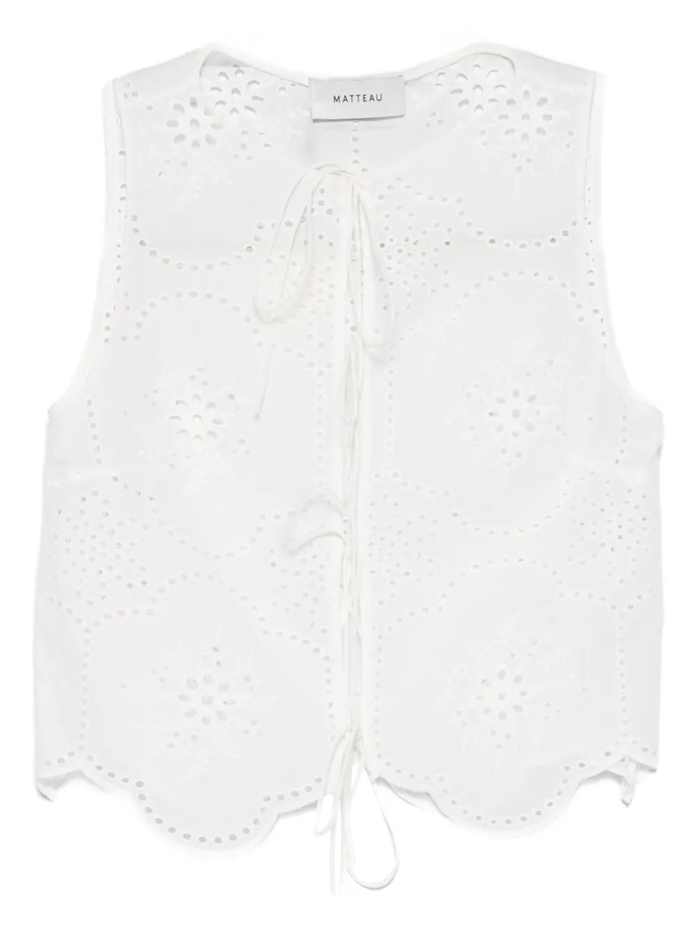 Matteau Broderie Tie Top | 1