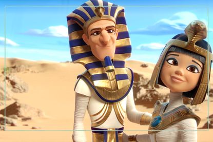 The Pharaoh and Nefer in the new animated adventure “MUMMIES” from Warner Bros. Pictures