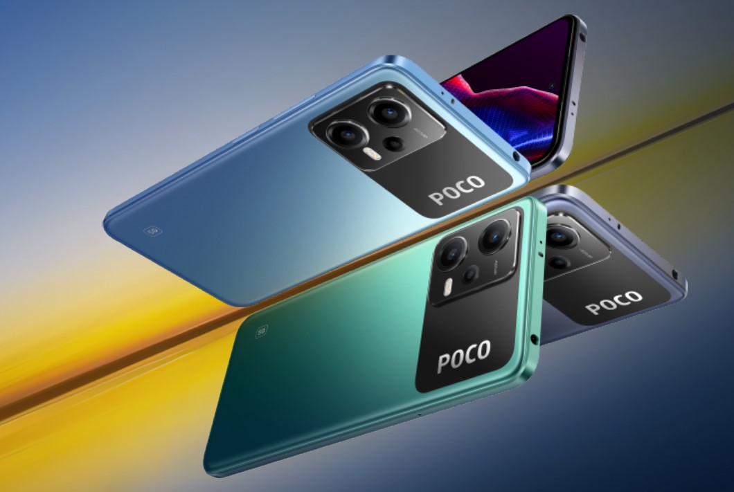 Dört rengin tümü Poco X5