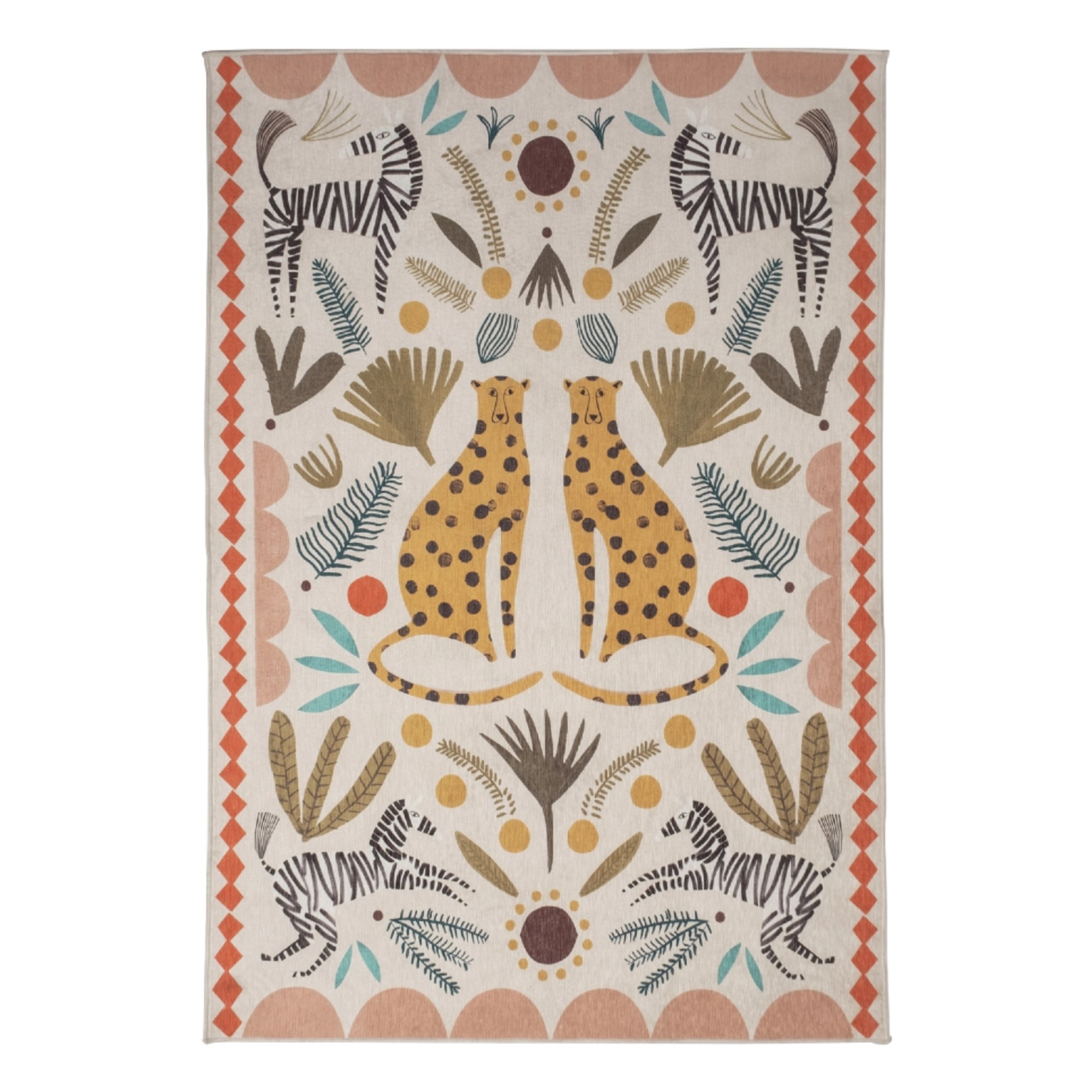 Habitat Global Animal Print Natural Cut Pile Rug