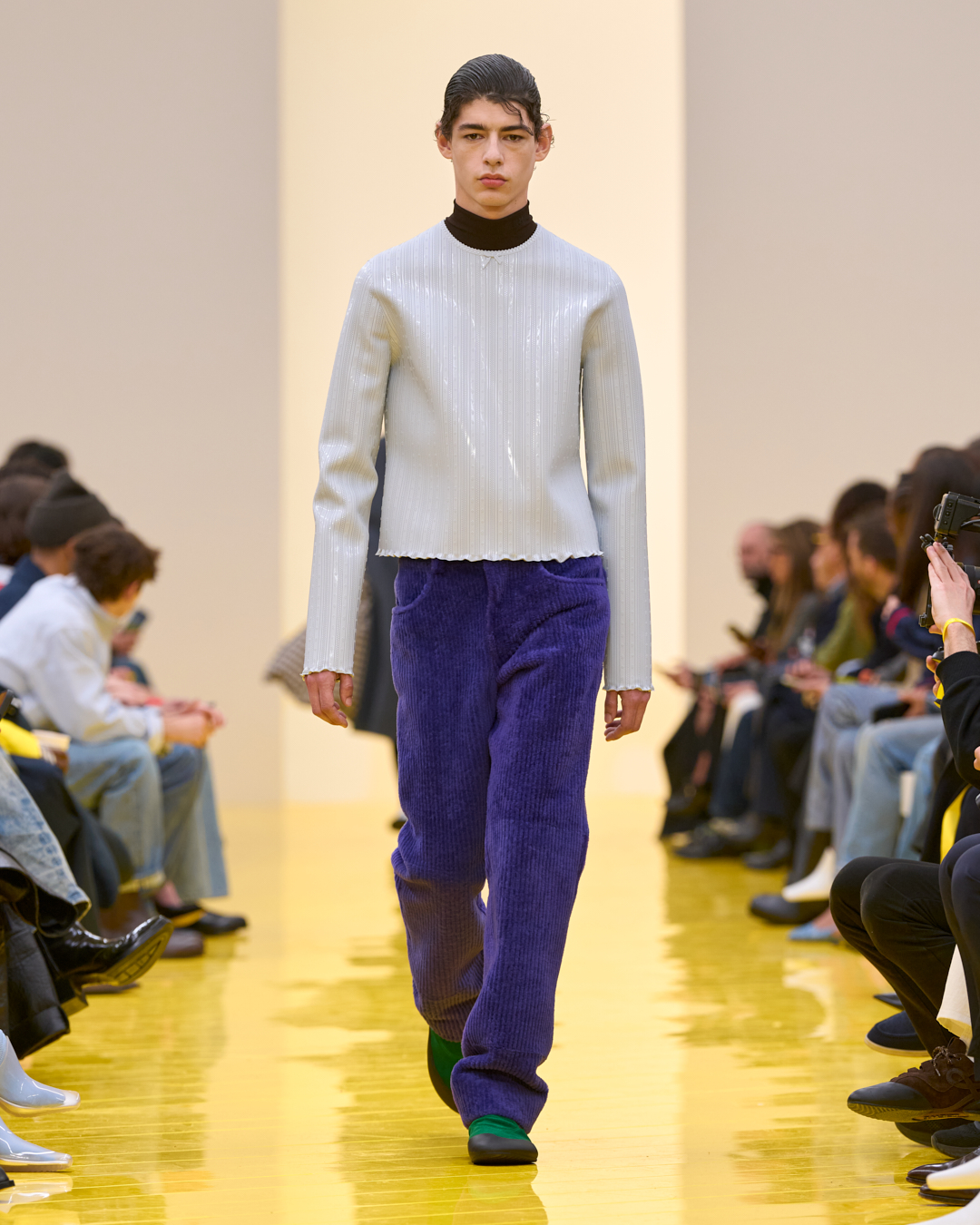 Photos from Loewe Fall Winter 2026 Paris Fashion Week runway show.