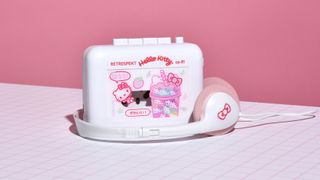 Hello Kitty Strawberry Kawaii film cameras and cassette player