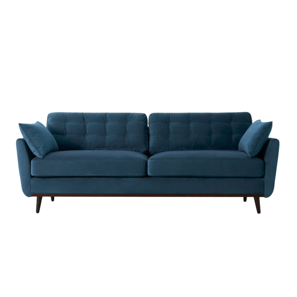 Navy blue 3 seat sofa