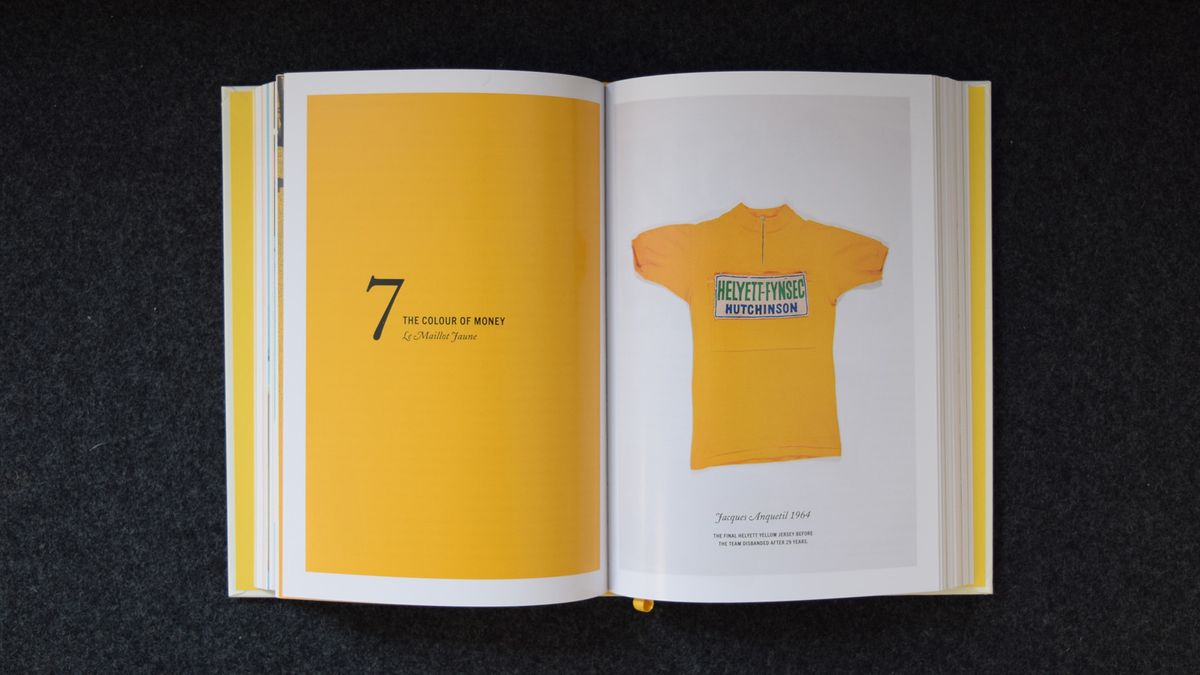 The image selection and design of The Yellow Jersey is a charming complement to the content