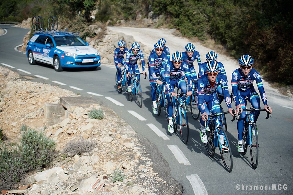 Wanty-Groupe Gobert training in Spain
