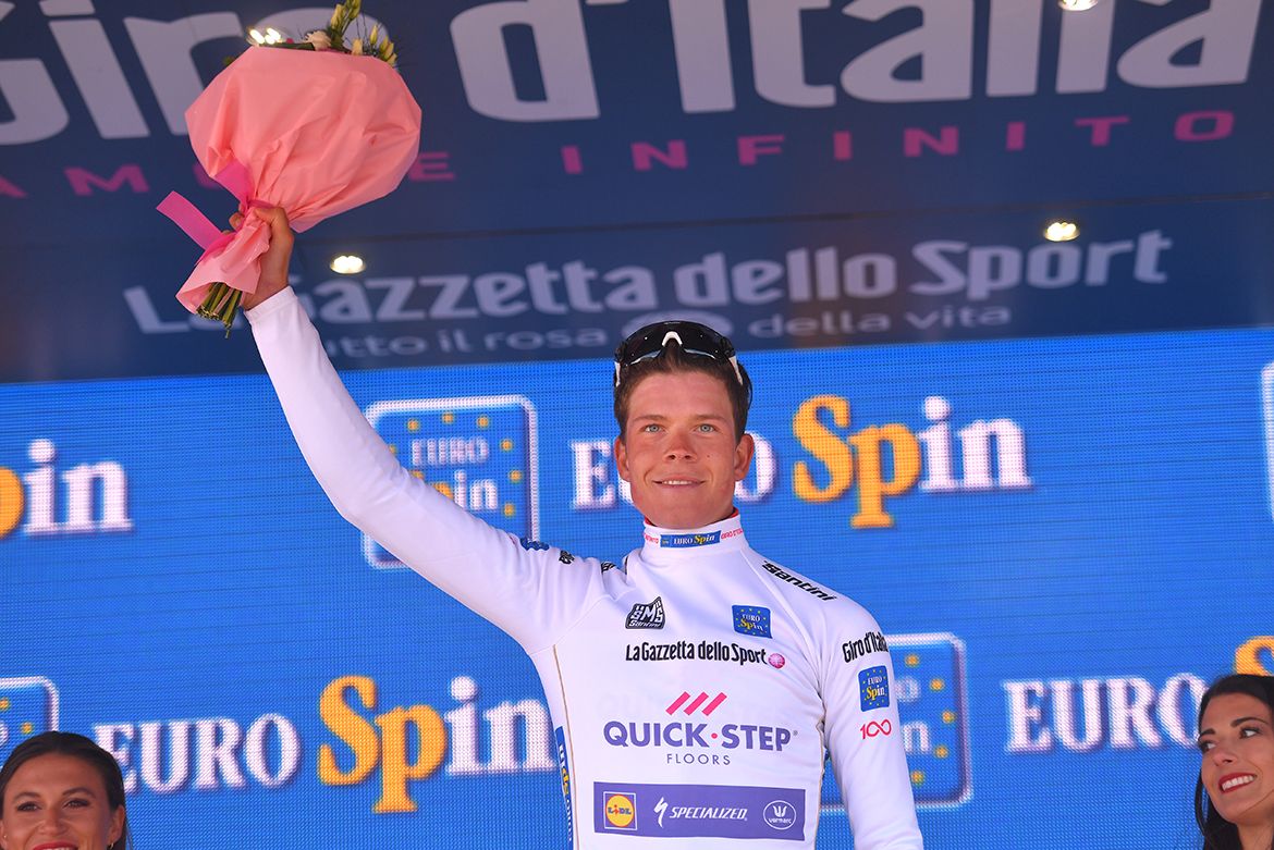 In addition to sitting atop the general classification at the Giro d'Italia, Bob Jungels leads the young riders classification as well after stage 4.
