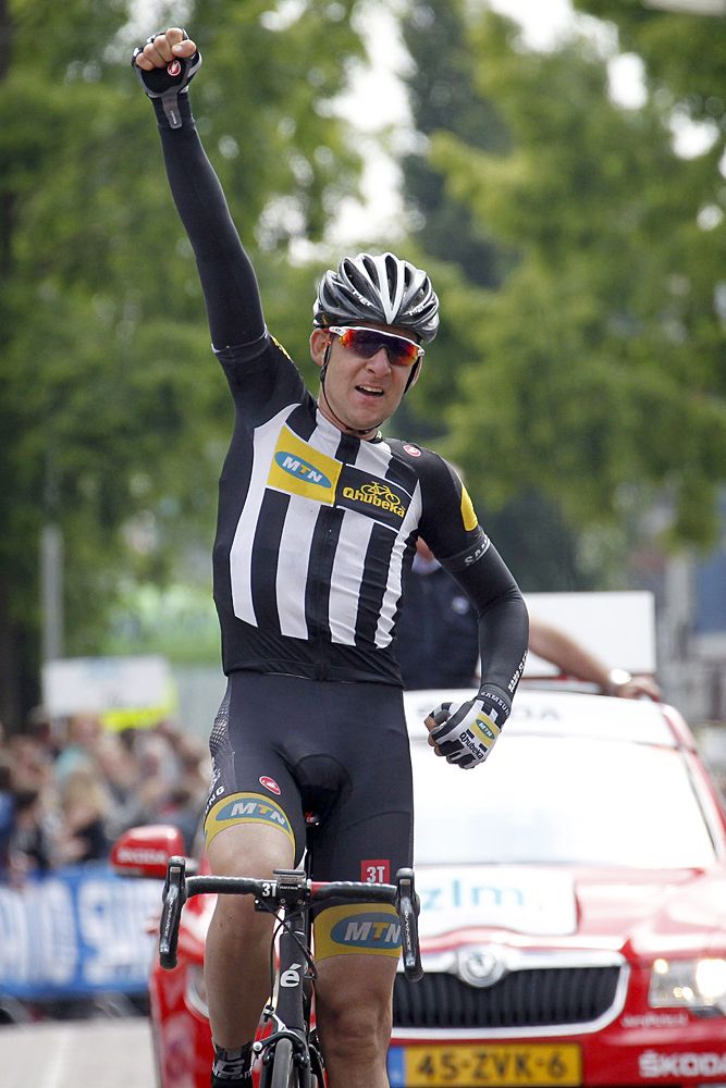 Matthew Brammeier (MTN-Qhubeka) takes a solo win on stage 4