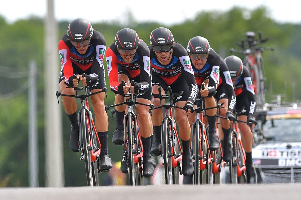 BMC at Criterium du Dauphine stage 3 team time trial
