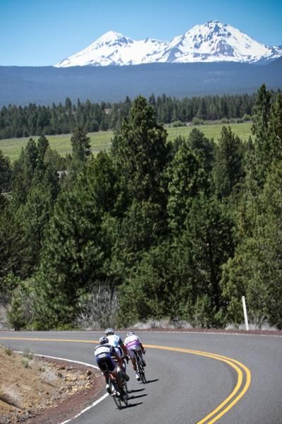 The break stayed away for several laps.