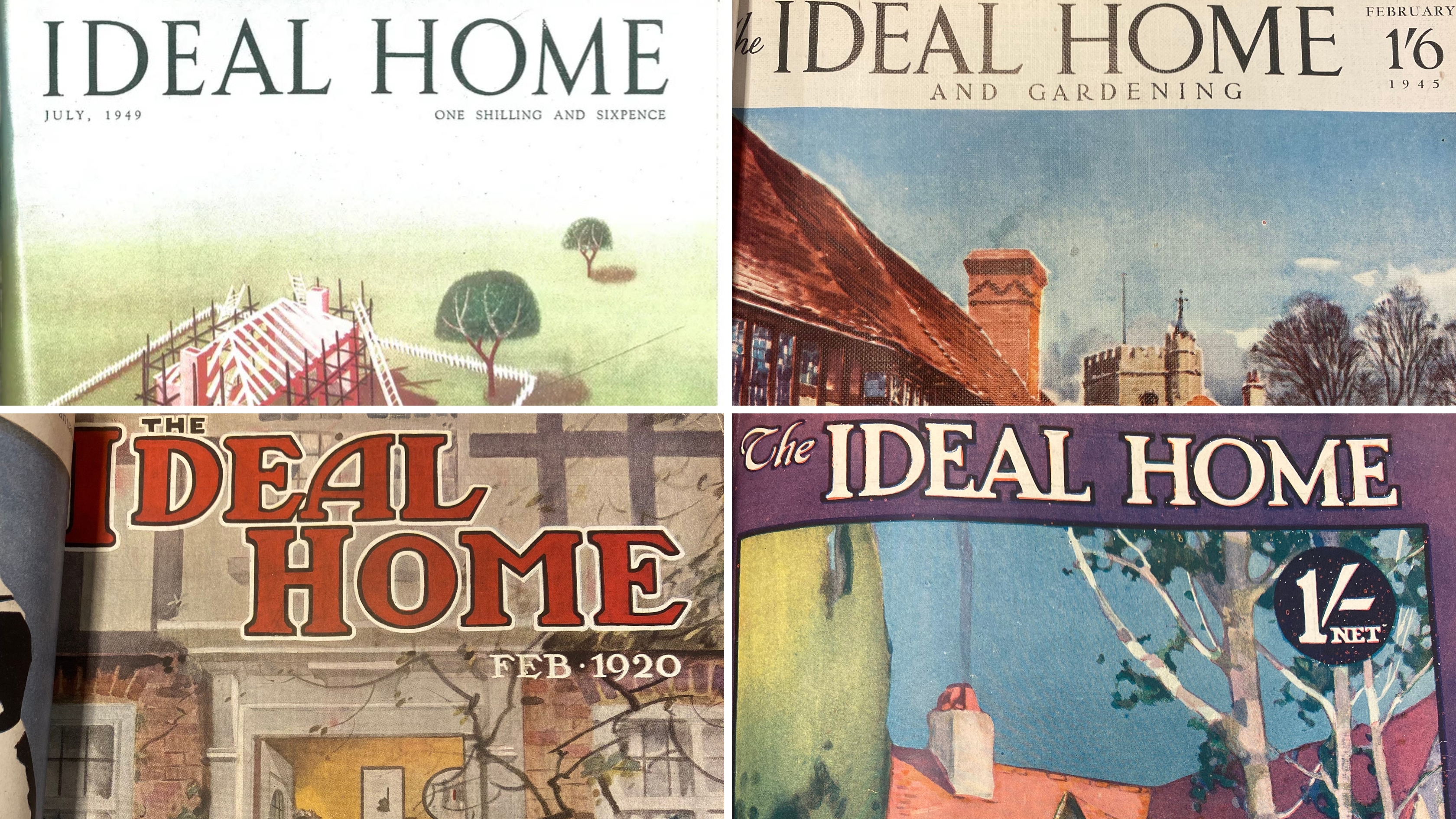 Ideal Home covers collage