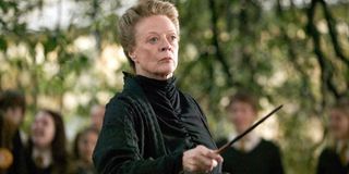 Maggie Smith in _Harry Potter._