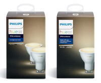 Philips Hue GU10 White Ambiance three-pack