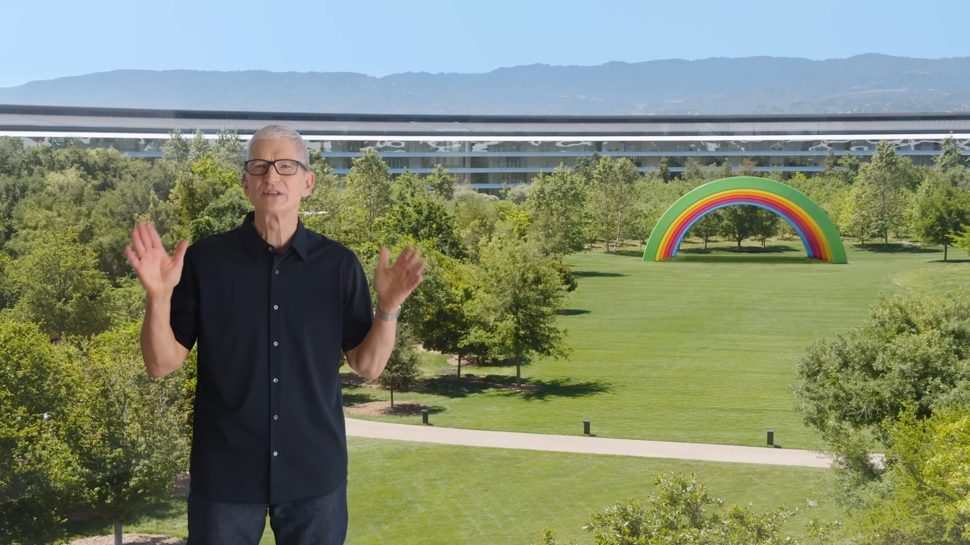 Tim Cook at WWDC 2025 close-up