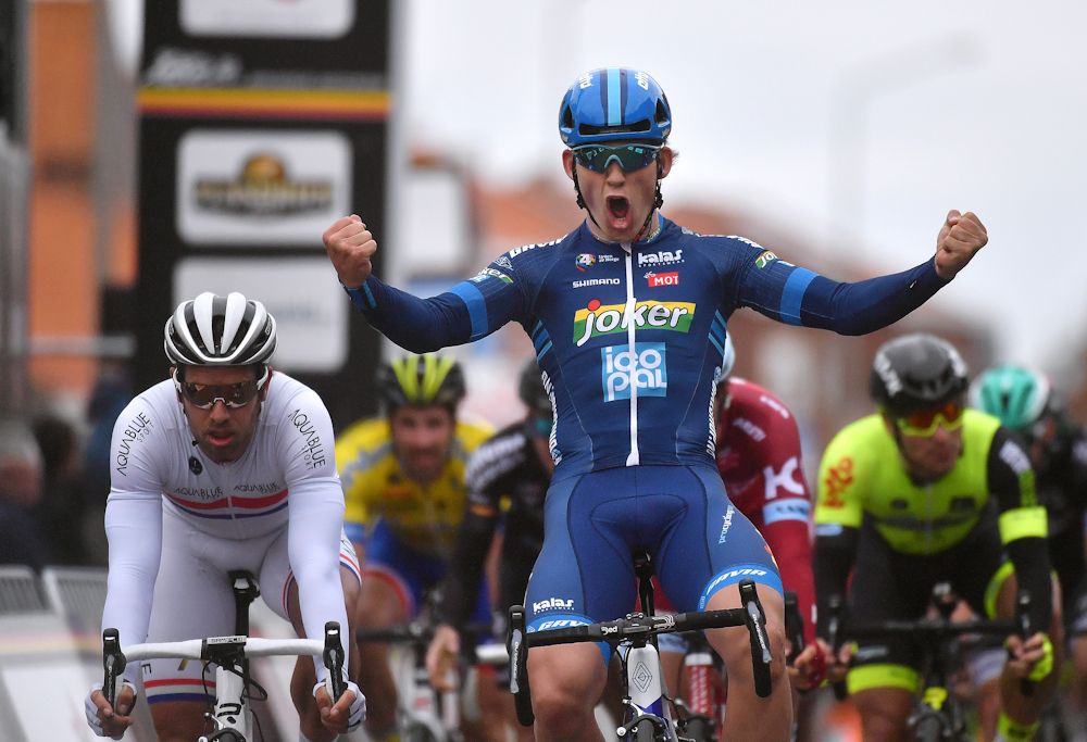 Kristoffer Halvorsen (Joker Icopal) wins the 2017 Handzame Classic