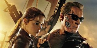 Terminator Genisys Promo Image with Emilia Clarke