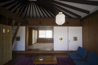 interior of Umbrella House by Kazuo Shinohara