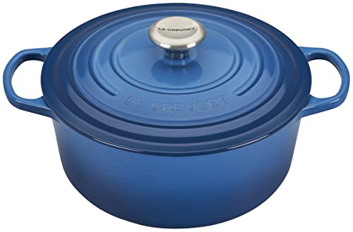 Le Creuset Enameled Cast Iron Signature Round Dutch Oven, 5.5 Qt., Marseille