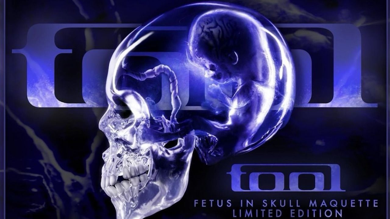 Tool fetus in skull maquette