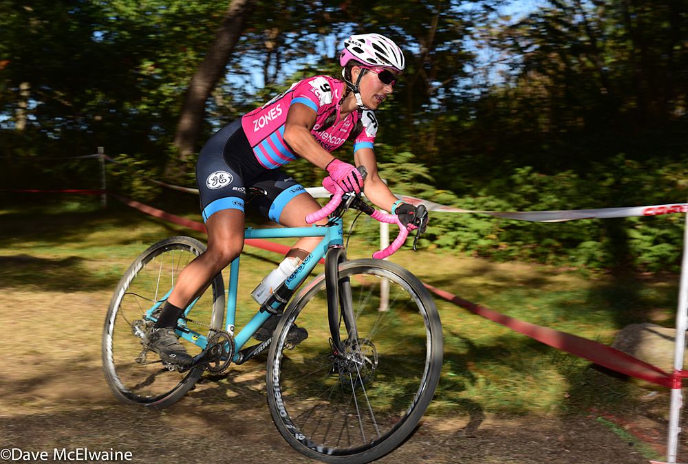 Courtenay McFadden (American Classic) riding to a top five finish