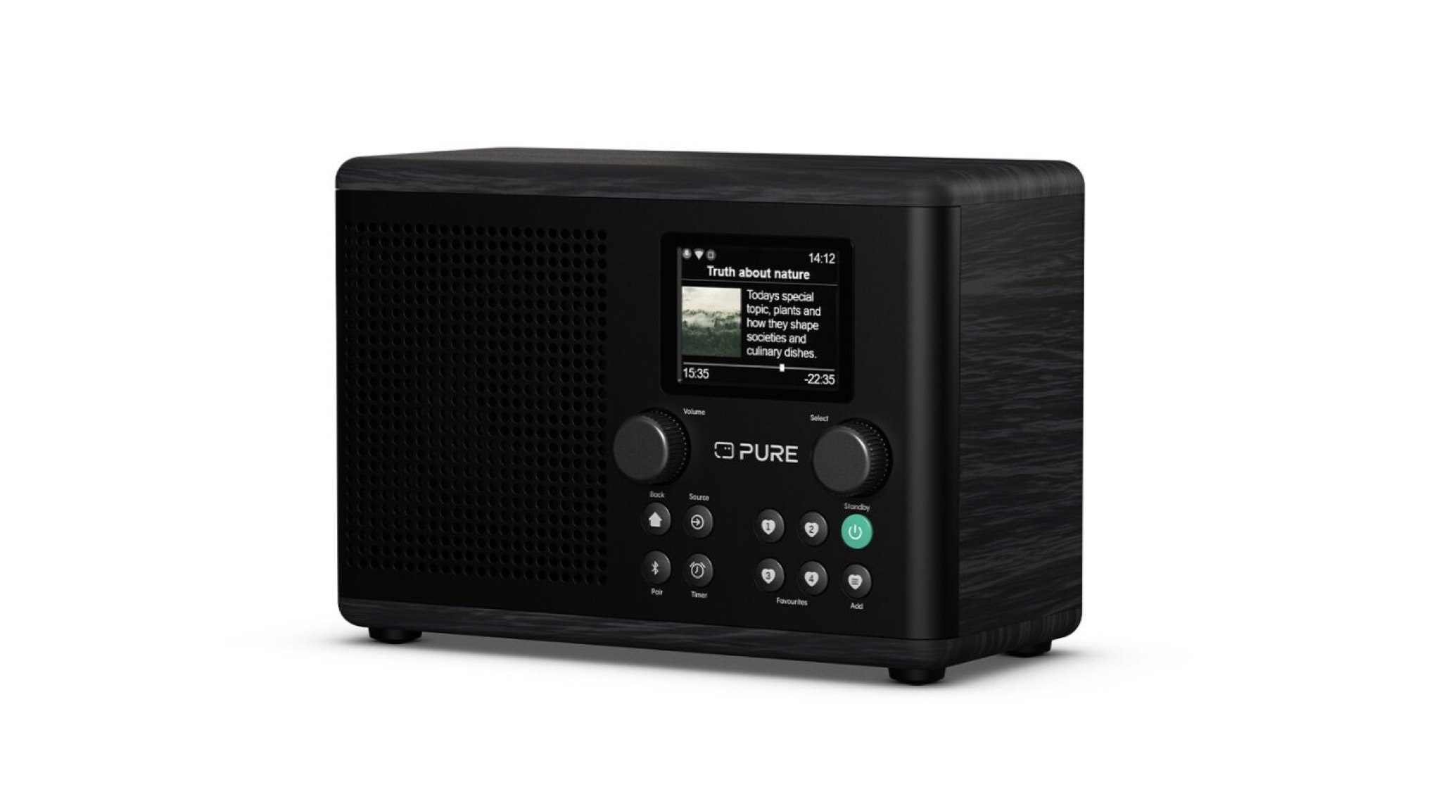The Pure Classic H4i DAB+ FM radio on a white background