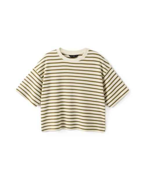 Cotton Rich Cropped T-Shirt